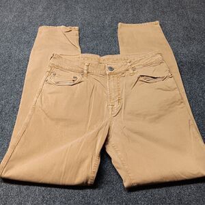 American Eagle‎ Jeans Men 29x32 Brown Slim Fit Straight Leg Flex Chino Pants